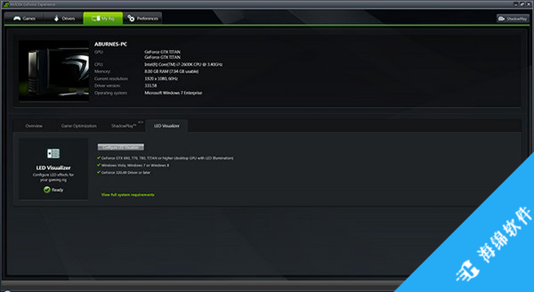 N卡驱动更新软件(NVIDIA GeForce Experience)_1