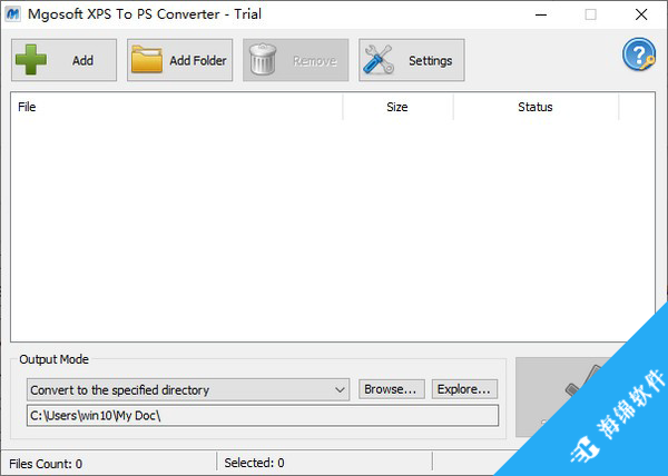 Mgosoft XPS To PS Converter(XPS转PS工具)_1