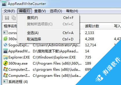 硬盘读写监控工具(AppReadWriteCounter)_3