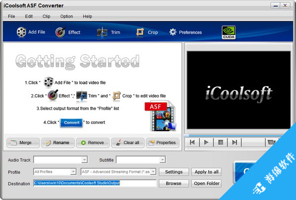 iCoolsoft ASF Converter(ASF格式转换器)_1