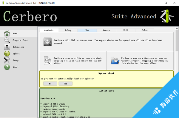 Cerbero Suite Advanced(恶意软件分析工具)_1