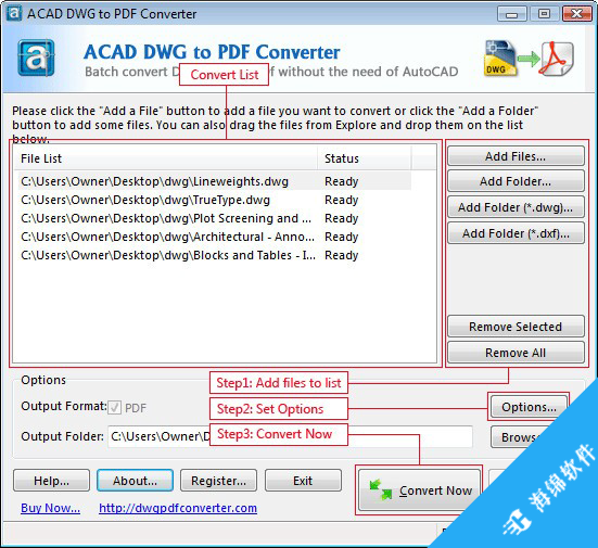 AutoCAD DWG to PDF Converter(文件转换器)_3