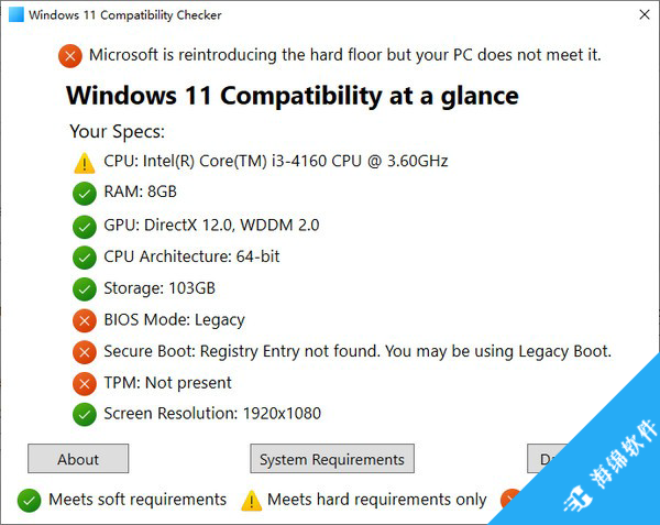 Windows 11 Compatibility Checker(win11升级检测工具)_1