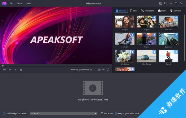 Apeaksoft Slideshow Maker(电子相册制作软件)_1