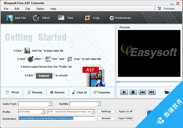 4Easysoft Free ASF Converter(视频转换软件)_1