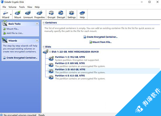 Exlade Cryptic Disk(硬盘加密软件)_1