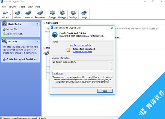 Exlade Cryptic Disk(硬盘加密软件)_2