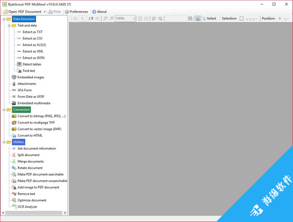 ByteScout PDF Multitool(PDF数据文本提取器)_1