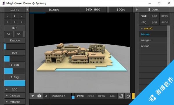 MagicaVoxel Viewer(追踪渲染器预览工具)_1
