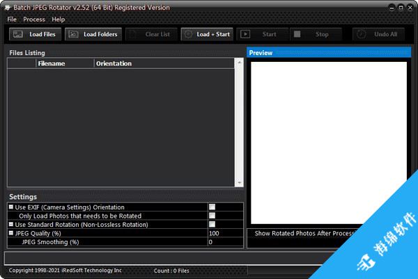 Batch JPEG Rotator(JPEG图片处理软件)_1