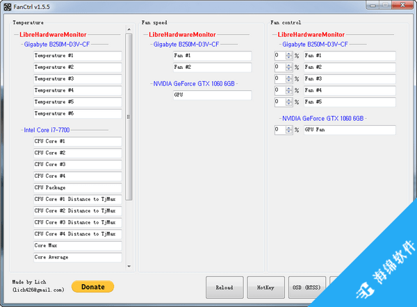 FanCtrl(电脑风扇控制软件)_1